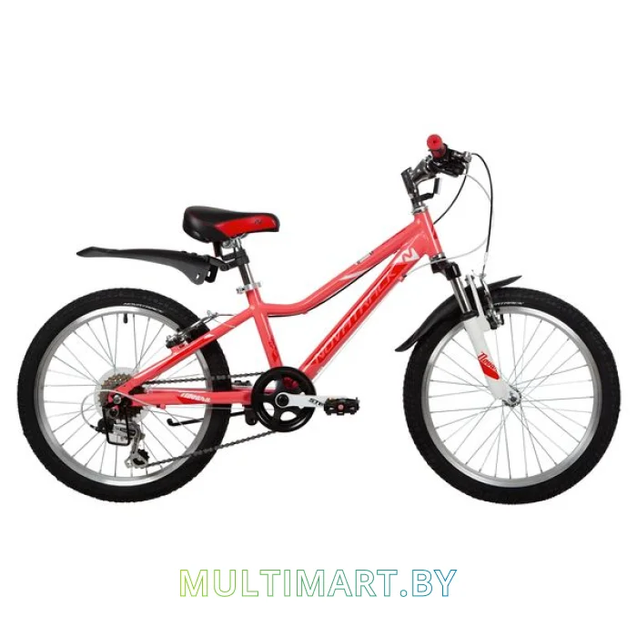Детский велосипед Novatrack Novara 6.V 20AH6V.NOVARA.CRL22 (коралловый, 2022)